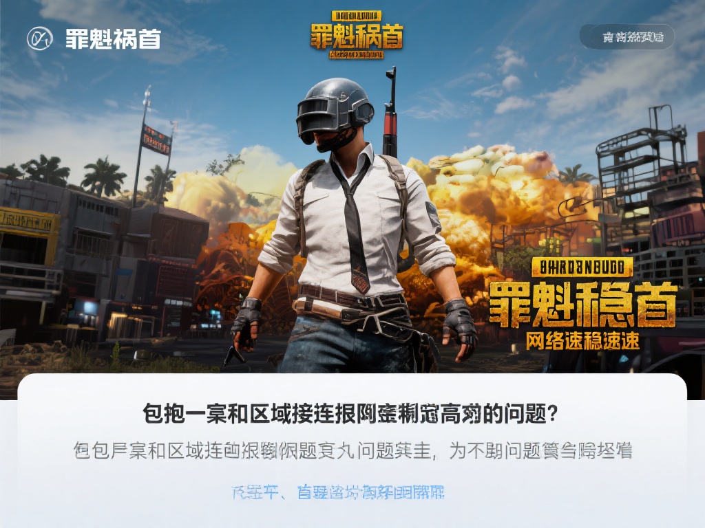 作为一款联网竞技类游戏，《绝地求生》对网速和网络稳