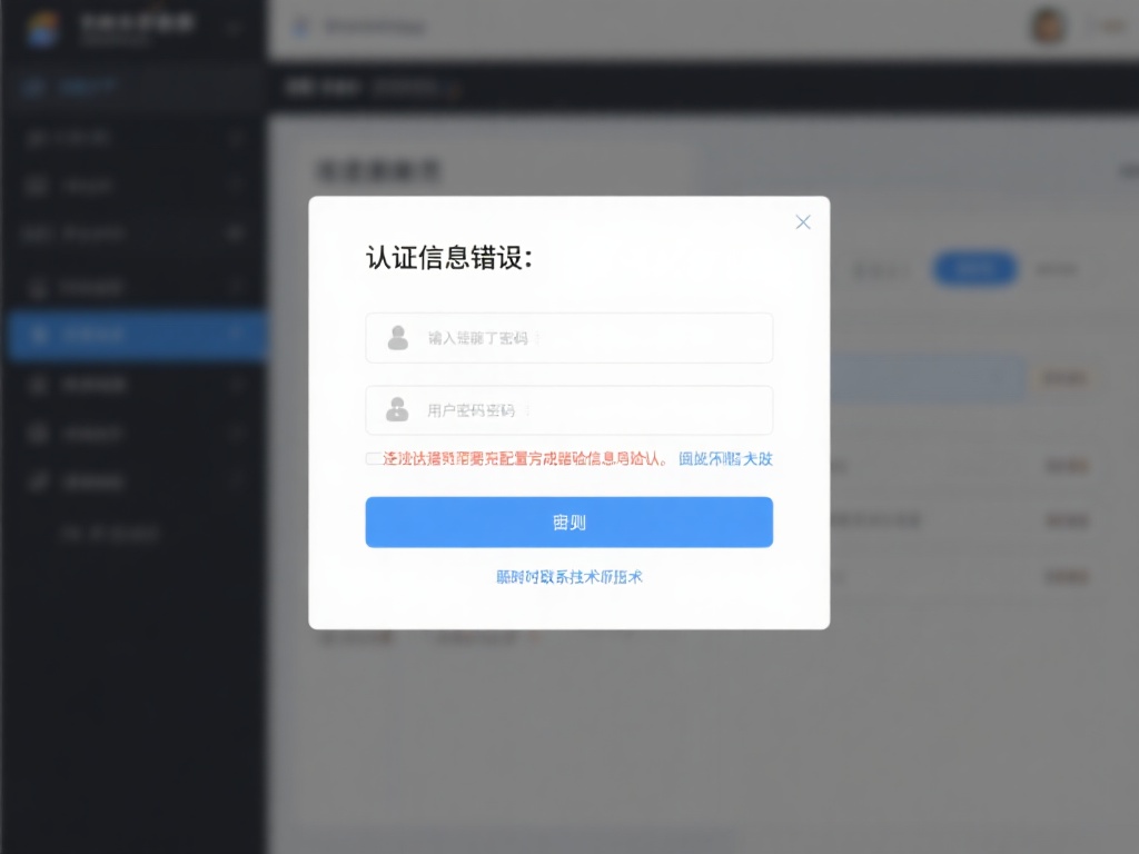 SSL VPN手机客户端下载及问题解决与优化指南 认证信息错误:连接受限
输入错误的用户名或密码在